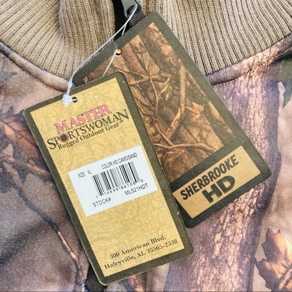 Master Sportswoman camo fleece winter top XL